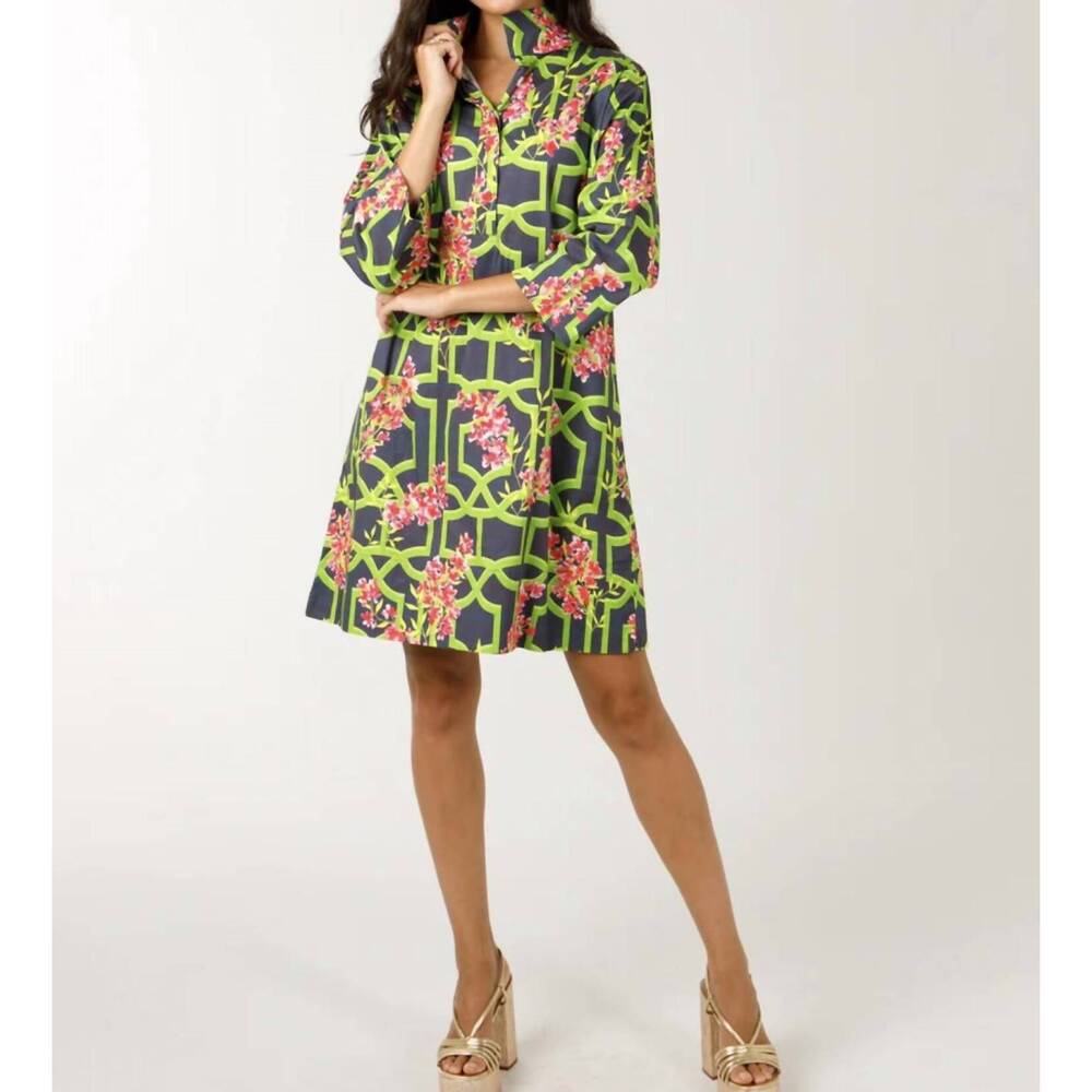 NEW HOLLY SHAE DESIGN arden dress in green